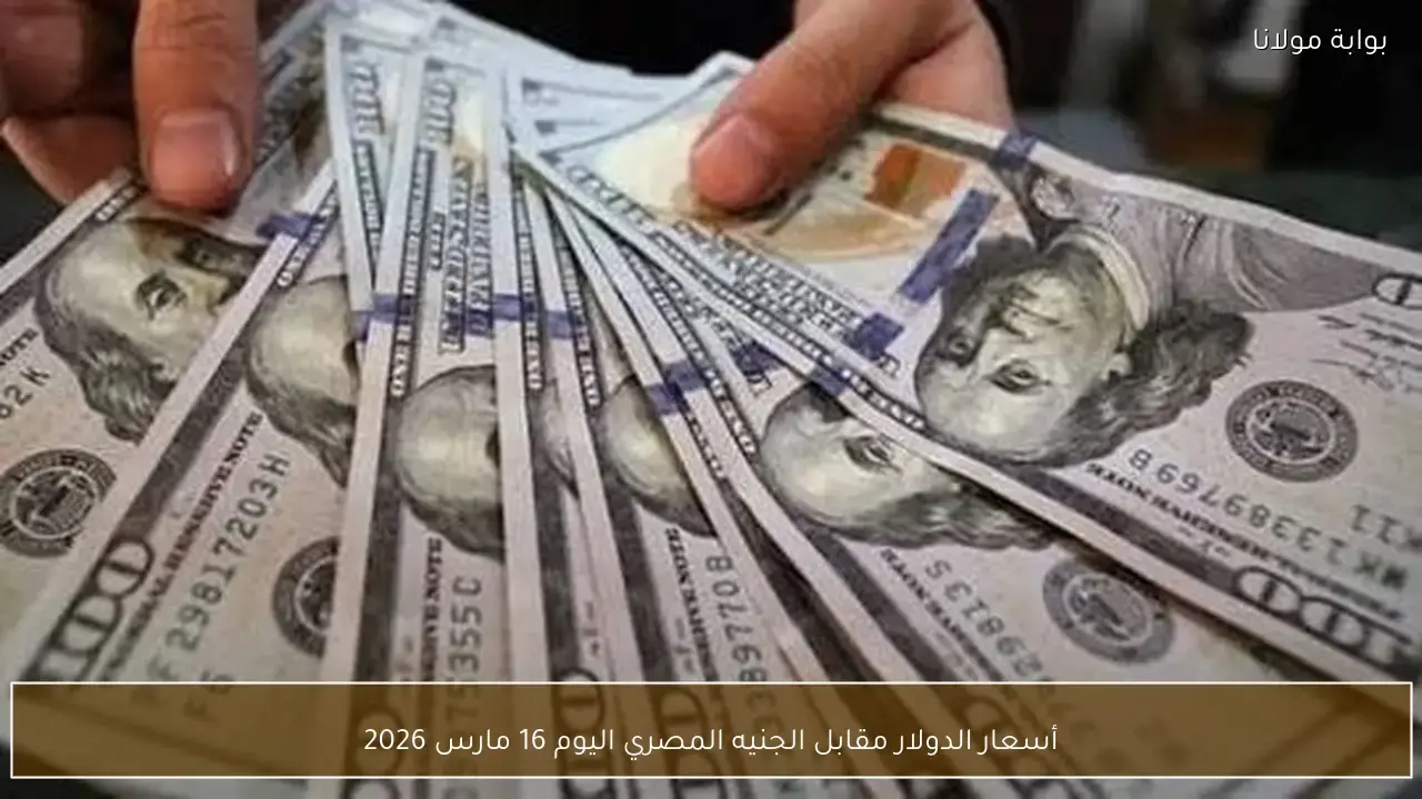 تحركات جديدة في أسعار الدولار مقابل الجنيه المصري يوم 16 مارس